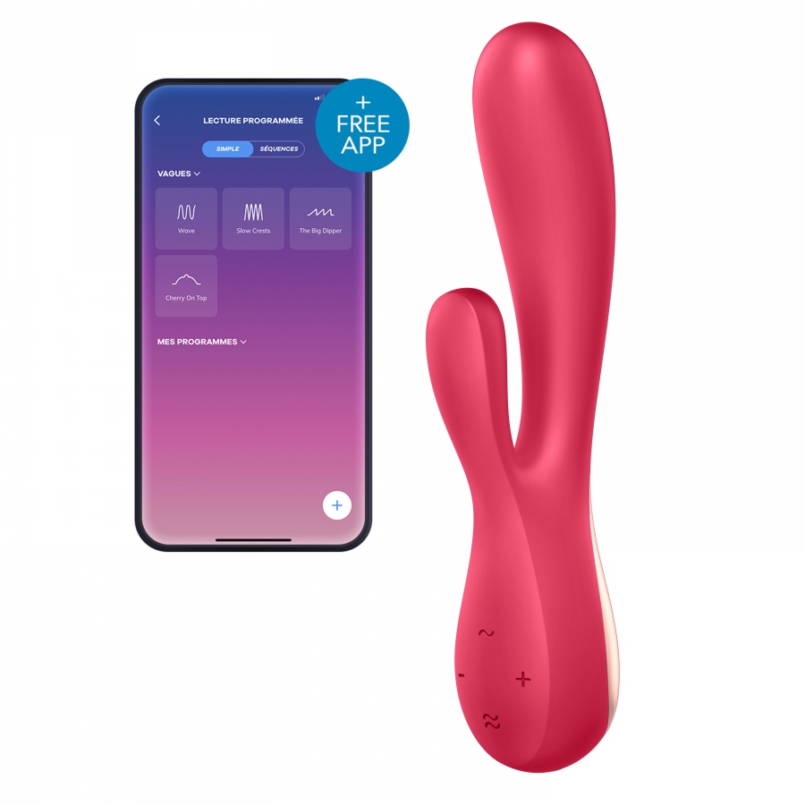 Satisfyer - Mono Flex Rouge Avec Application