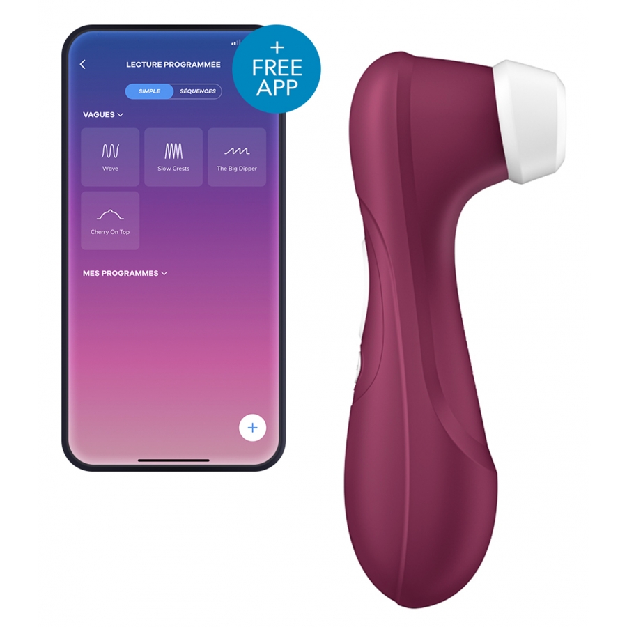 Satisfyer - Pro 2 Generación 3 Vin Rouge Bluetooth Et Application