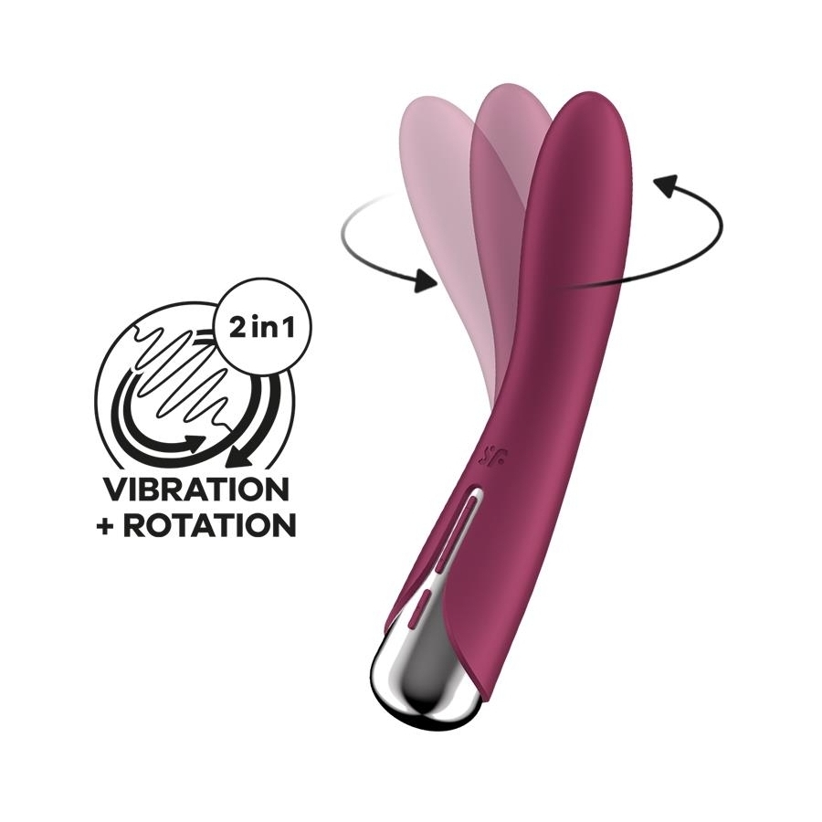Satisfyer - Spinning Vibe 1 Vibrateur Rotateur G-Spot Rouge