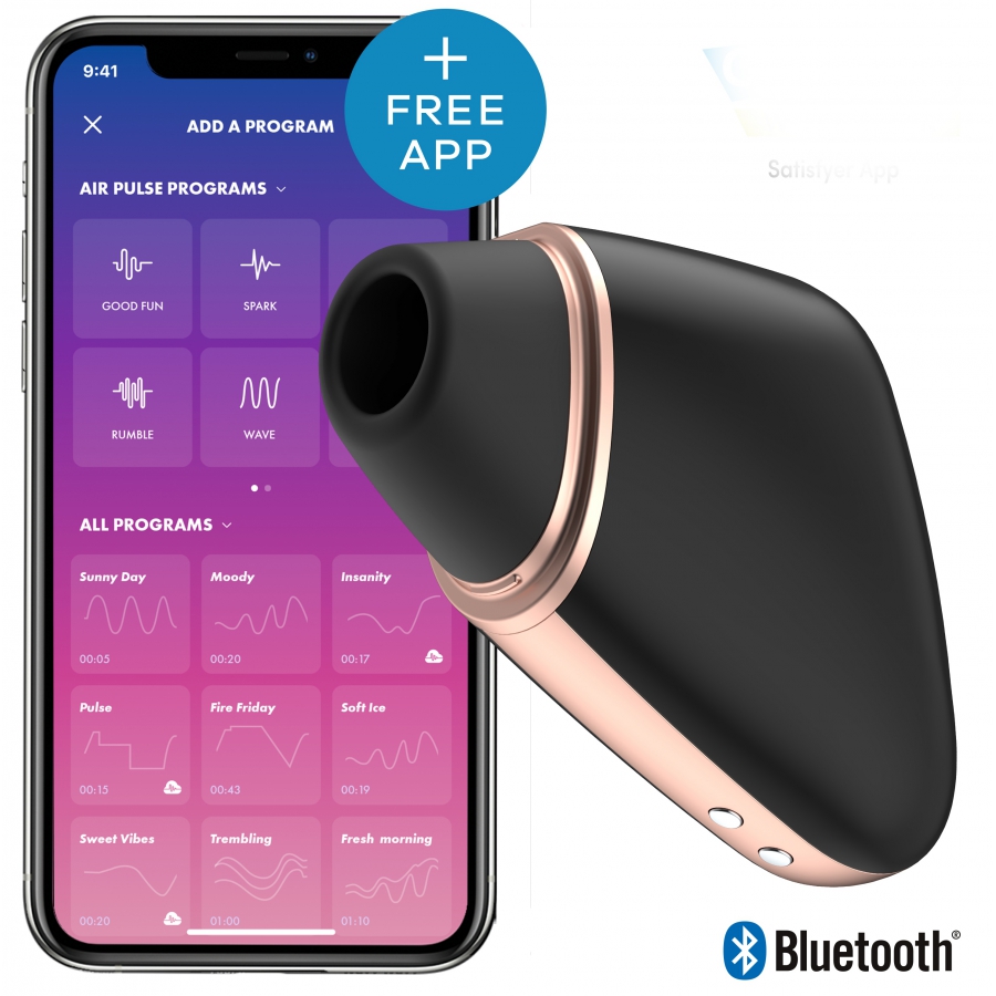 Satisfyer - Stimulateur Et Vibrateur Air Love Triangle Noir