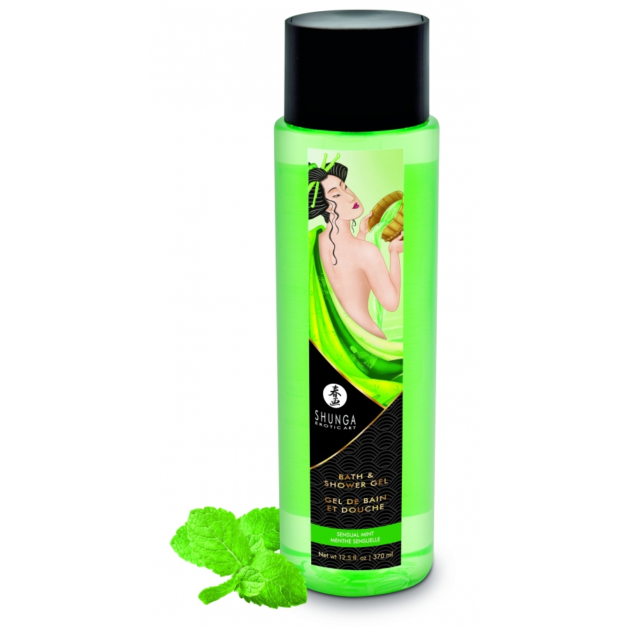 Shunga - Gel Bain And Douche Menthe Sensuelle 370 Ml