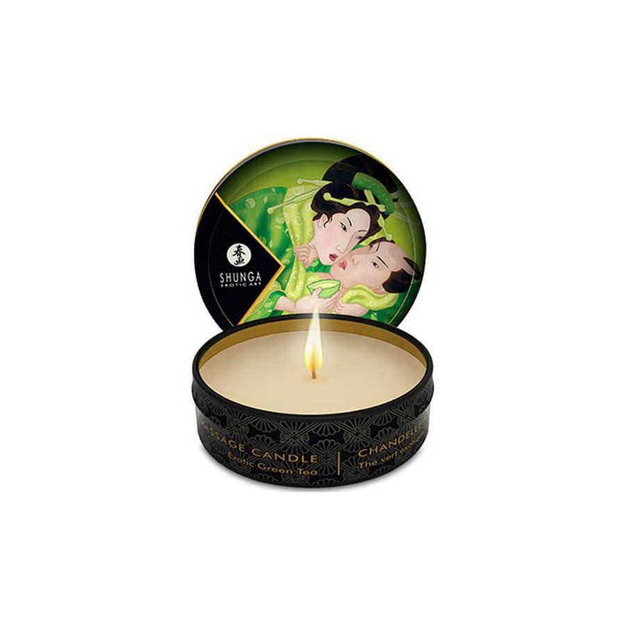 Shunga - Mini Caresse À La Bougie De Massage T Vert 30 Ml