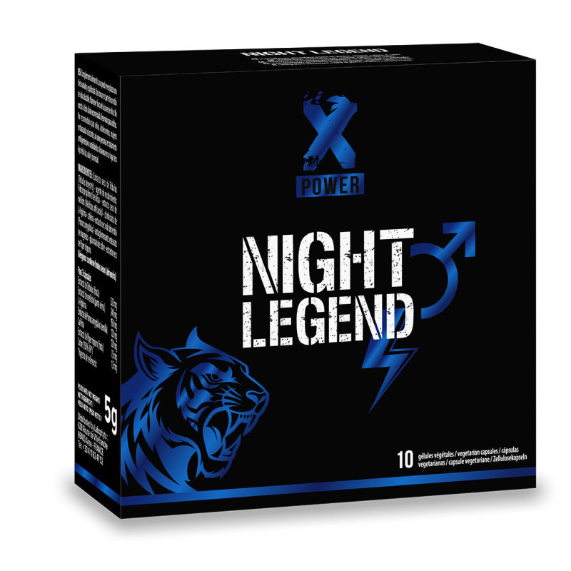 Xpower - Night Legend Stimulant À Action Rapide Pour Lérection Et La Performance 10 Capsules