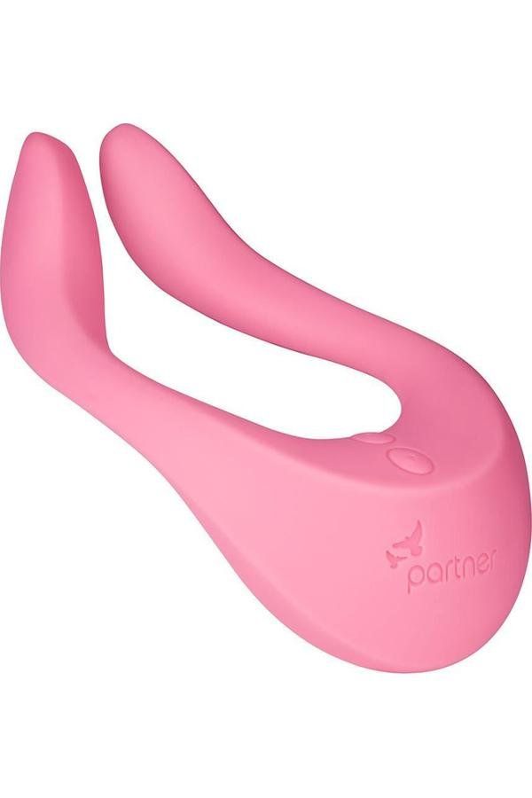 Satisfyer stimulateur Partner Multifun 2 rose - Sextoy multifonction seul ou en couple