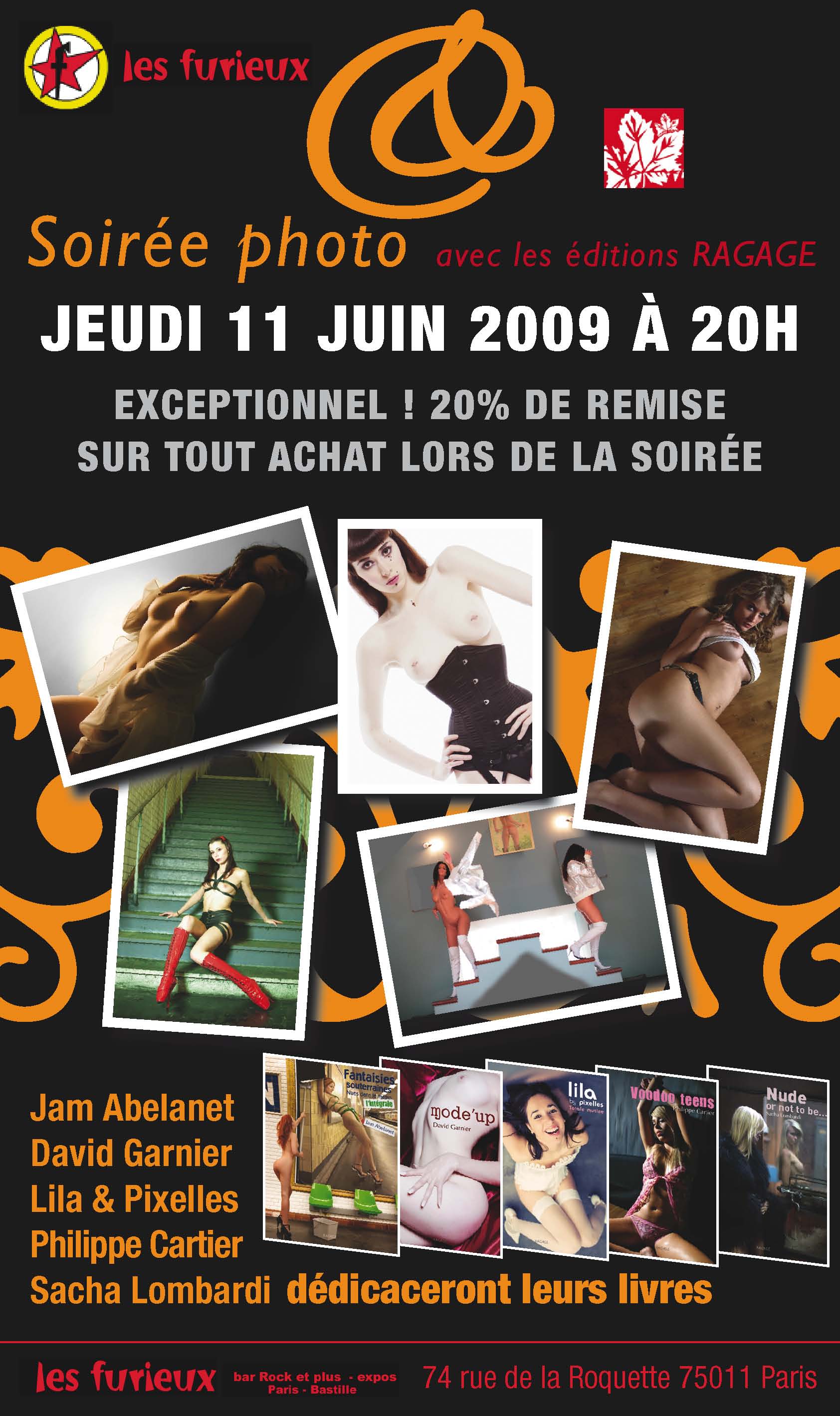 Soirée photo avec les éditions Ragage
