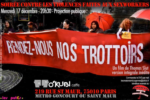 Journée internationale de lutte contre les violences faites aux travailleuses du sexe