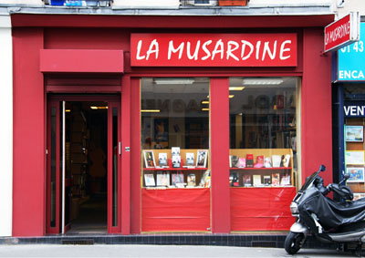 Claude Bard, fondateur de la librairie La Musardine