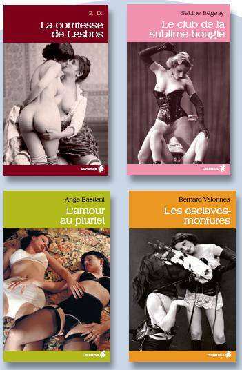 Collection Libertine des éditions Alixe