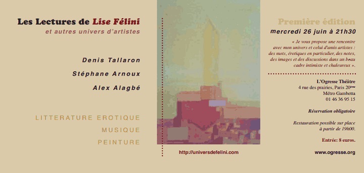 Les lectures de Lise Félini