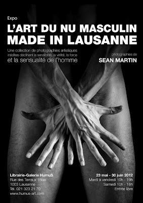 Nu masculin exposé à Lausanne