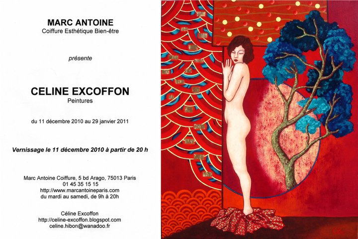 Exposition de Céline Excoffon, peintre