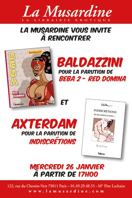 Baldazzini et Axterdam à la Musardine