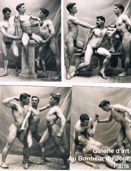 Nus masculins dans la galerie "au bonheur du jour"