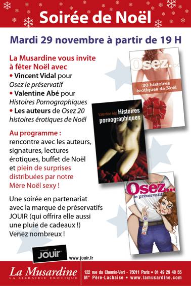 Soirée de Noël à la librairie La Musardine