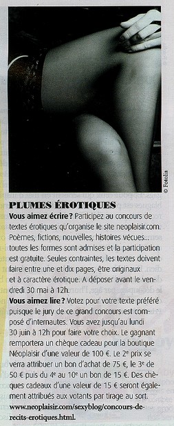Neoplaisir dans le magazine Sensuelle n°5